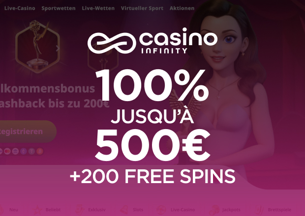 Casino Infinity Bonus bienvenue